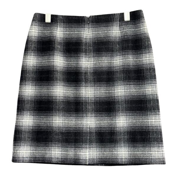 STYLE & CO Women’s Size 12 Wool Blend Plaid Mini Skirt Rory Gilmore Academic Y2K - Picture 2 of 5